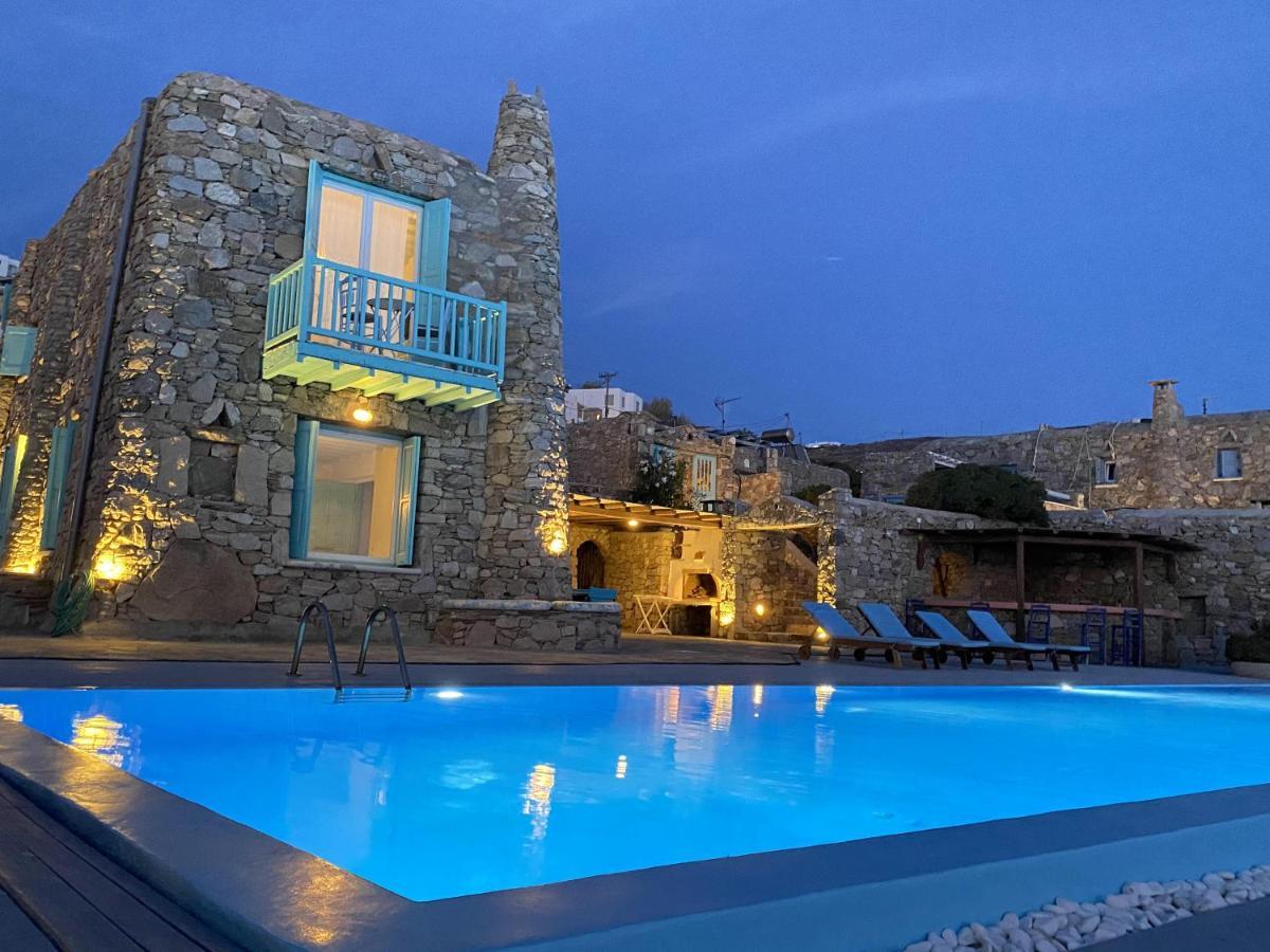 Mykonos Town Villa Casa De Blue מראה חיצוני תמונה